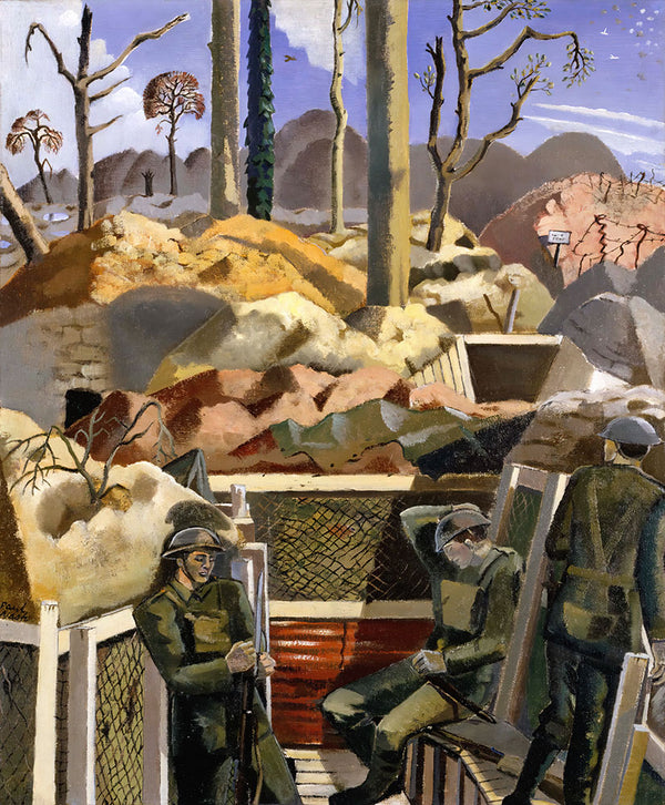 Spring in the Trenches, Ridge Wood, 1917 by Paul Nash - Art Print - Zapista