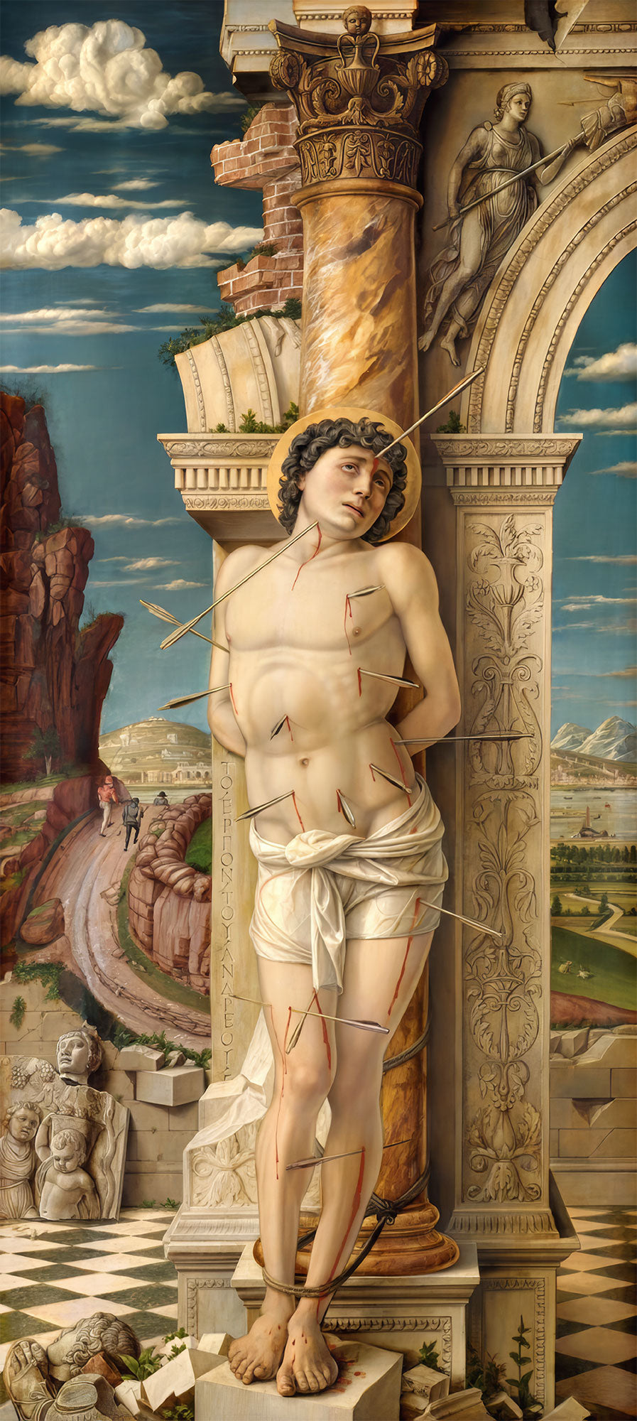 St. Sebastian by Andrea Mantegna - Art Print - Zapista