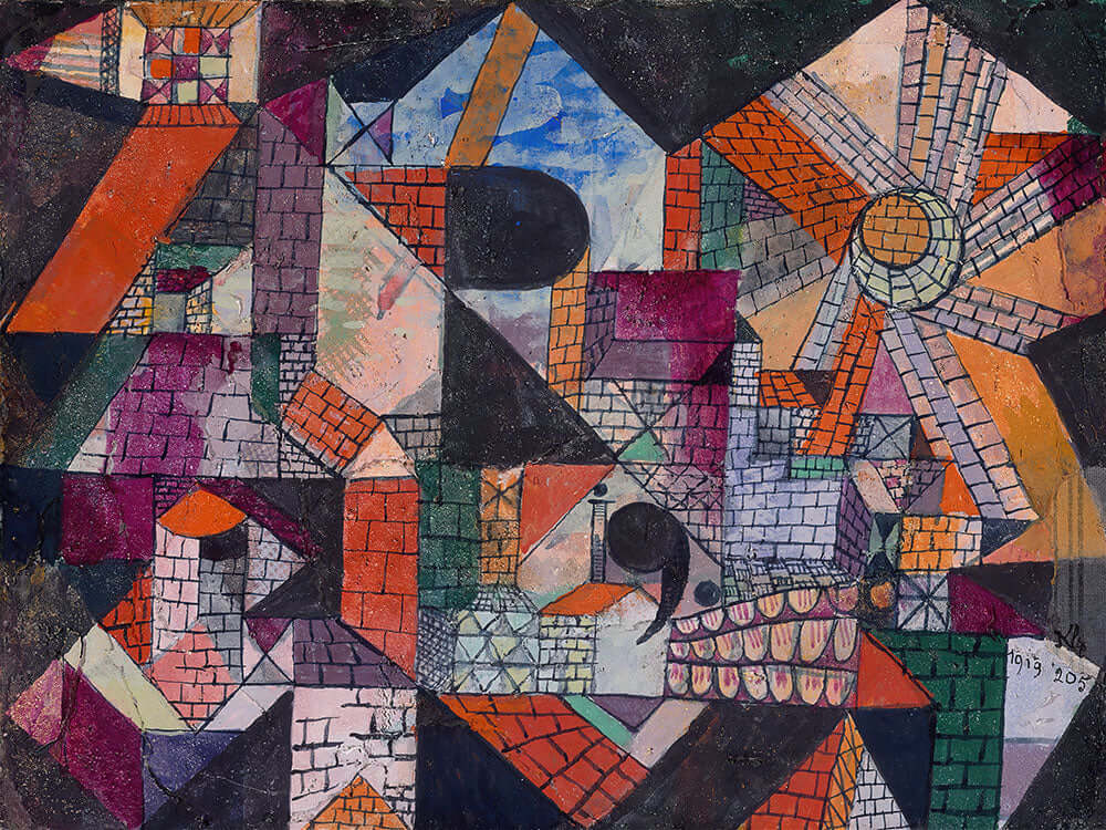 Stadt R by Paul Klee - Art Print - Zapista