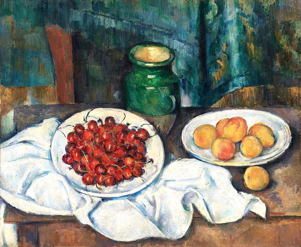 Still Life With Cherries And Peaches by Paul Cézanne - Art Print - Zapista