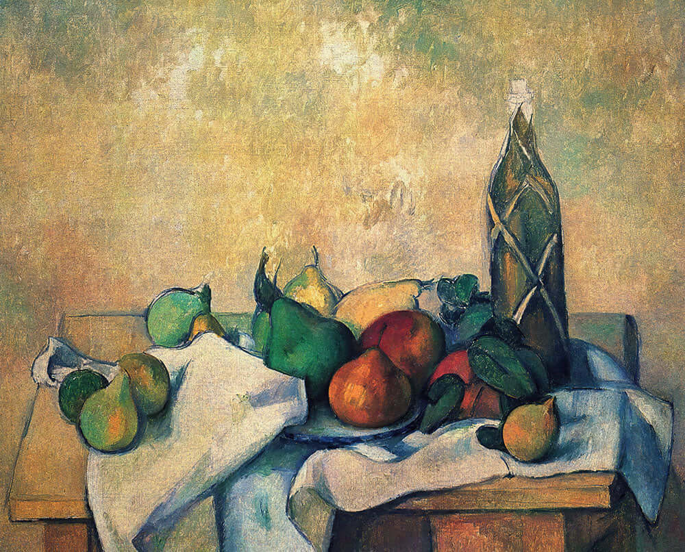 Still Life with Bottle of Liqueur by Paul Cézanne - Art Print - Zapista