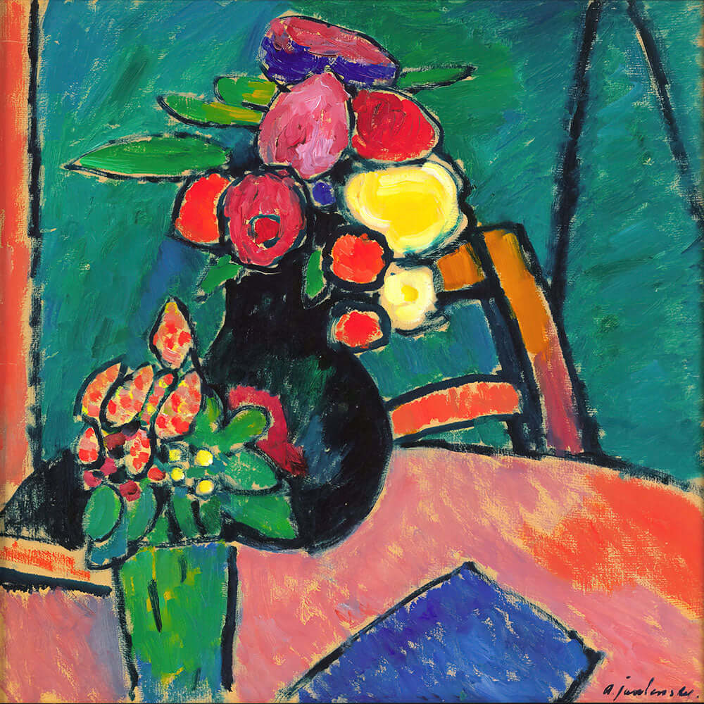 Still Life with Flowers by Alexej von Jawlensky - Art Print - Zapista