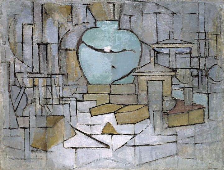 Still Life with Gingerpot II by Piet Mondrian - Art Print - Zapista