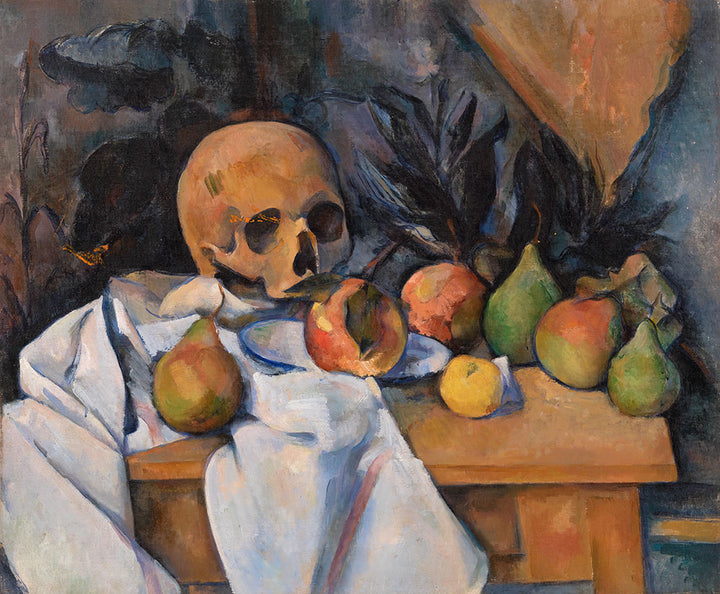 Still Life with Skull by Paul Cézanne - Art Print - Zapista