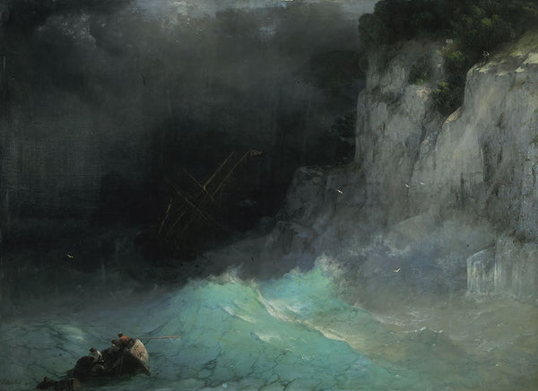 Storm by Ivan Aivazovsky - Art Print - Zapista