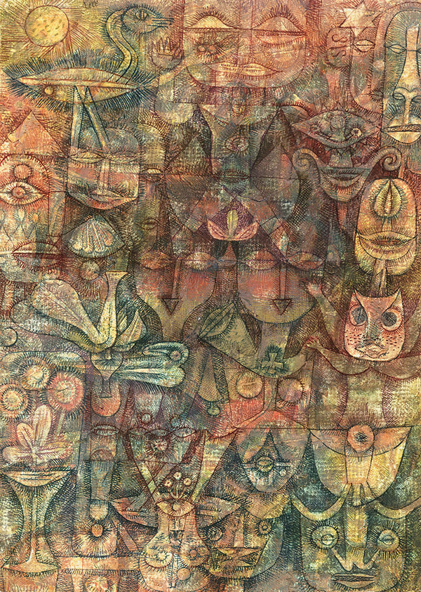 Strange Garden by Paul Klee - Art Print - Zapista