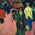 Street, Dresden by Ernst Ludwig Kirchner - Art Print - Zapista