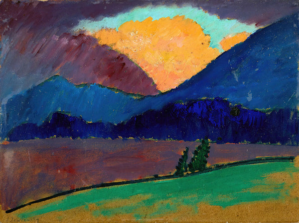 Summer Evening in Murnau by Alexej von Jawlensky - Art Print - Zapista