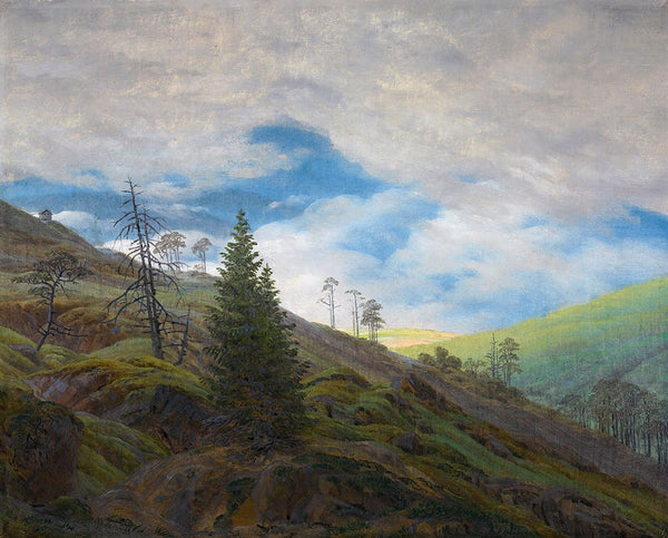 Sunburst in the Riesengebirge by Caspar David Friedrich - Art Print - Zapista