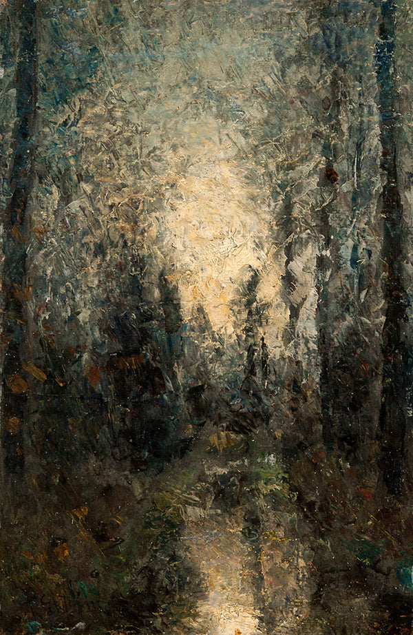 Sunlight Shimmering Through the Trees - Per Ekstrom - Art Print - Zapista