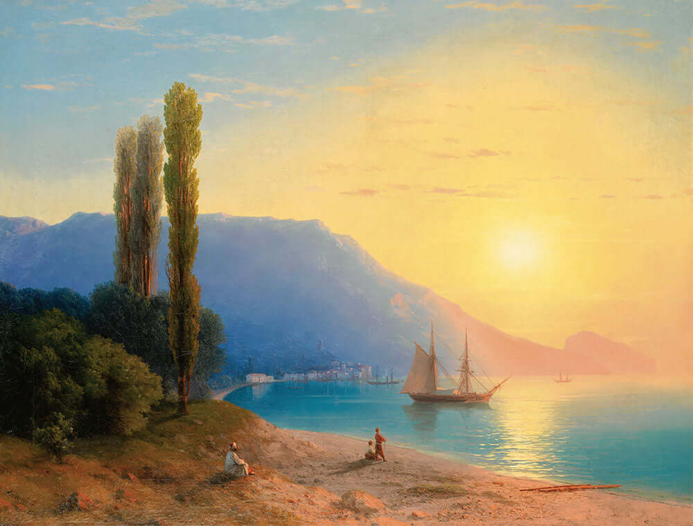 Sunset Over Yalta by Ivan Aivazovsky - Art Print - Zapista