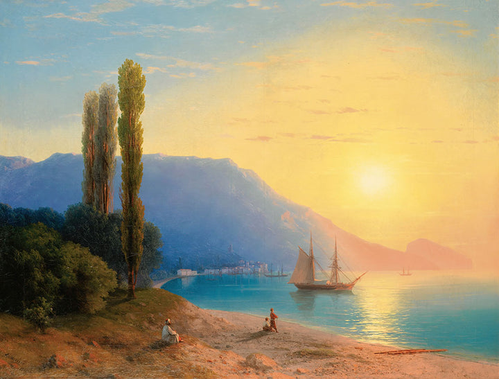 Sunset Over Yalta by Ivan Aivazovsky - Art Print - Zapista