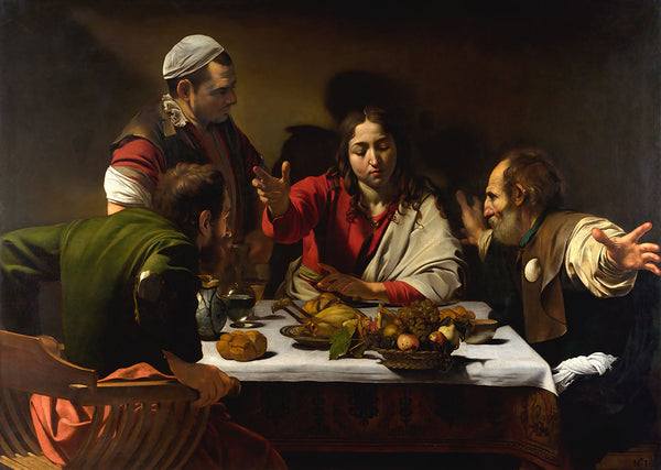 Supper at Emmaus by Caravaggio - Art Print - Zapista