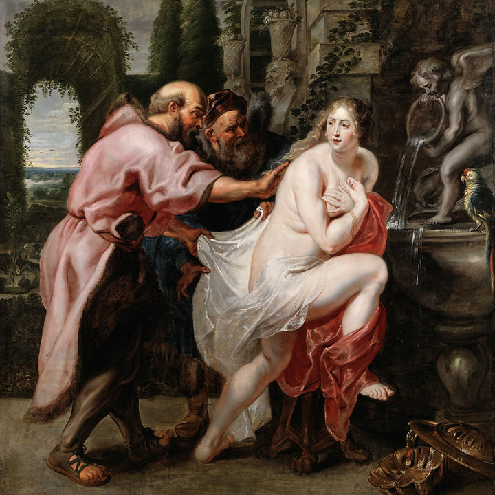 Susanna and the Elders by Peter Paul Rubens - Art Print - Zapista