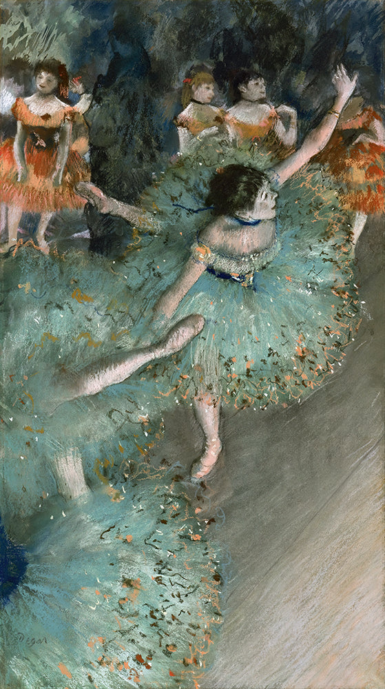 Swaying Dancer (Dancer in Green) by Edgar Degas - Art Print - Zapista