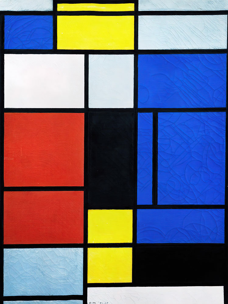 Tableau No. 1 by Piet Mondrian - Art Print - Zapista