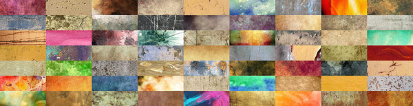 Texture Collage - Art Print - Zapista