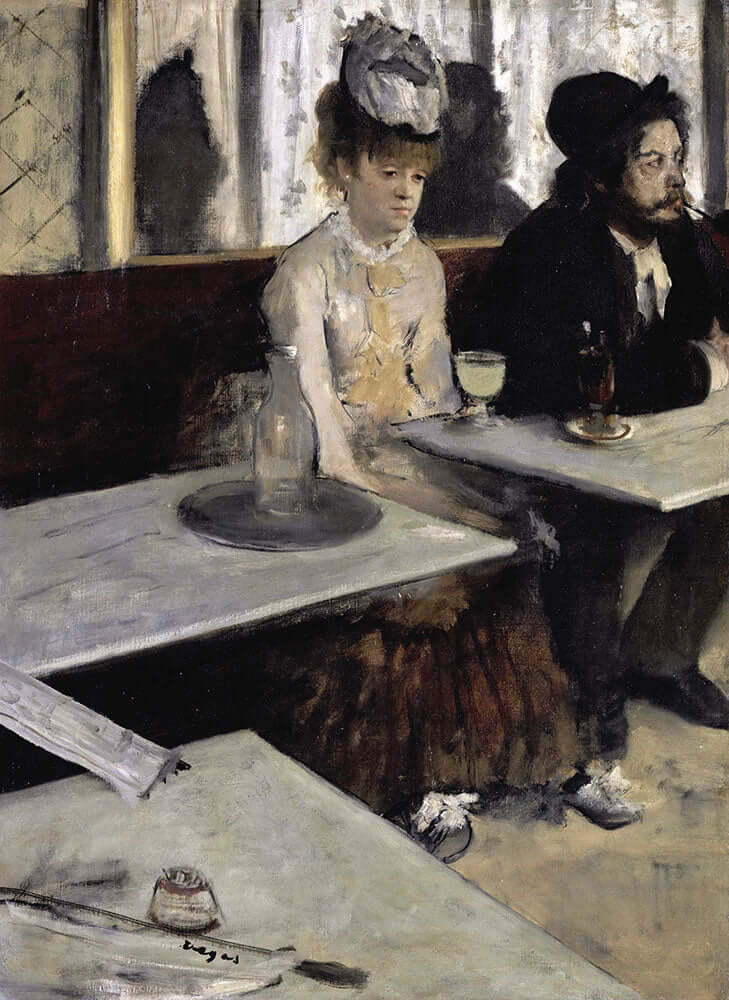 L'Absinthe (The Absinthe Drinker) by Edgar Degas - Art Print - Zapista