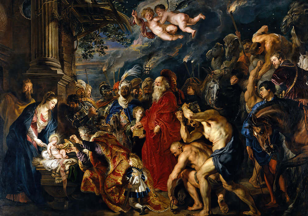 Adoration of the Magi by Peter Paul Rubens - Art Print - Zapista