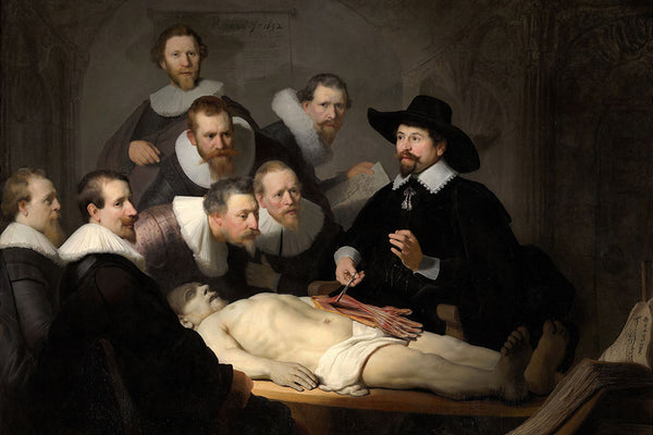 The Anatomy Lesson of Dr Nicolaes Tulp by Rembrandt van Rijn - Art Print - Zapista