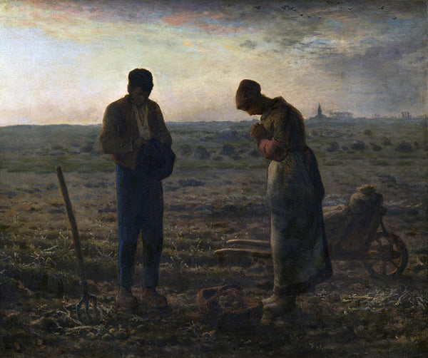 The Angelus by Jean-François Millet - Art Print - Zapista