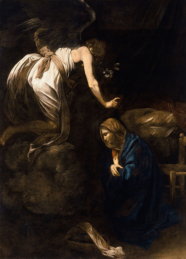 The Annunciation by Caravaggio - Art Print - Zapista