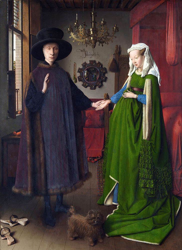 The Arnolfini Portrait by Jan van Eyck - Art Print - Zapista