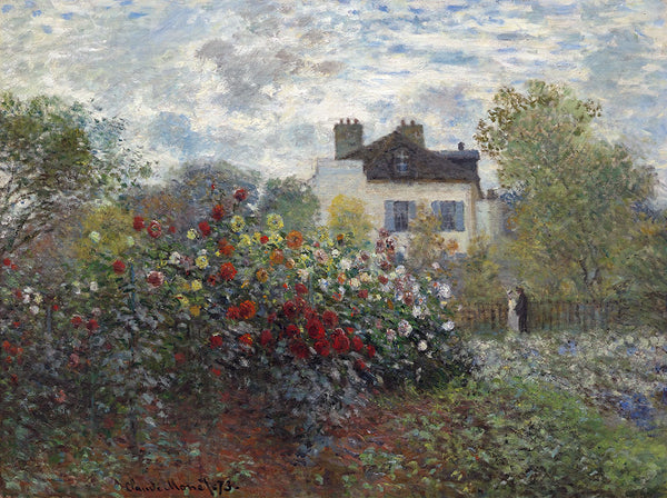 The Artist's Garden in Argenteuil by Claude Monet - Art Print - Zapista