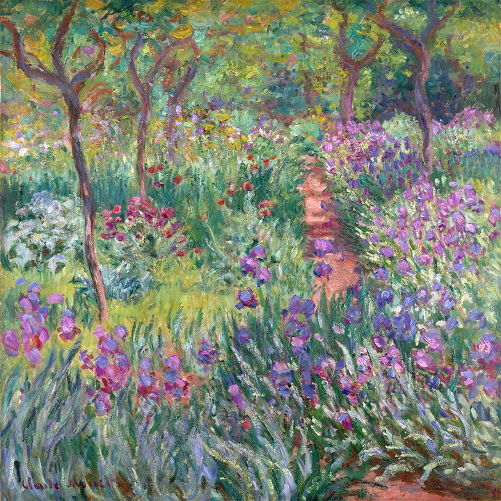 The Artist's Garden in Giverny by Claude Monet - Art Print - Zapista