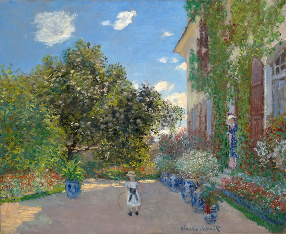 The Artist's House at Argenteuil by Claude Monet - Art Print - Zapista