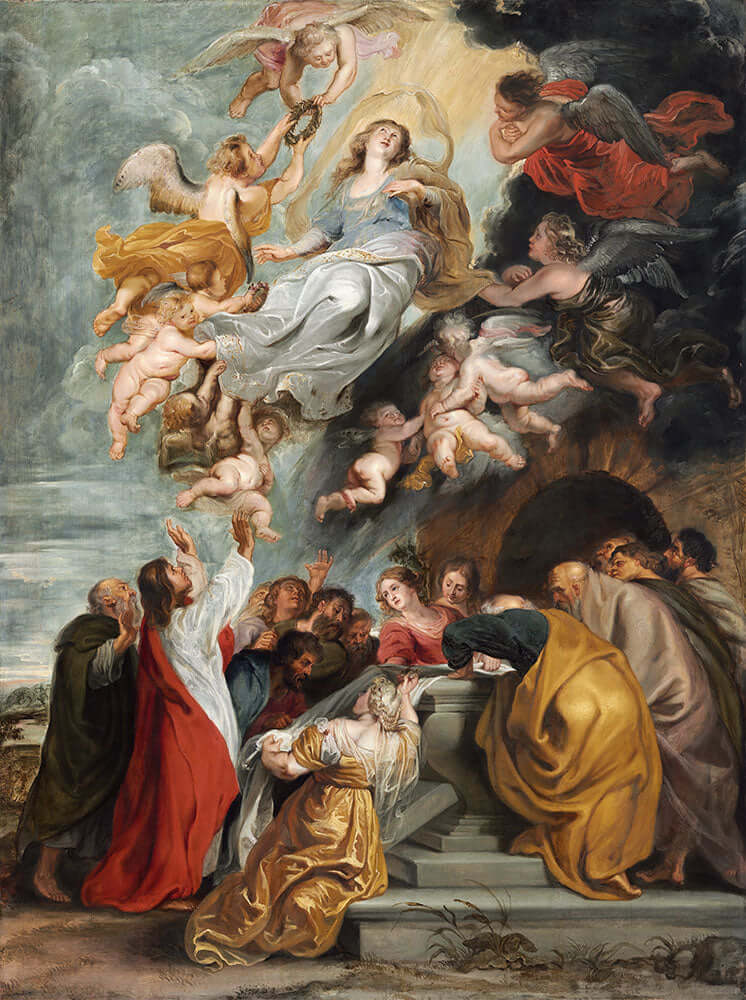 The Assumption of the Virgin by Peter Paul Rubens - Art Print - Zapista