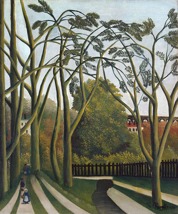 The Banks of the Bièvre near Bicêtre by Henri Rousseau - Art Print - Zapista