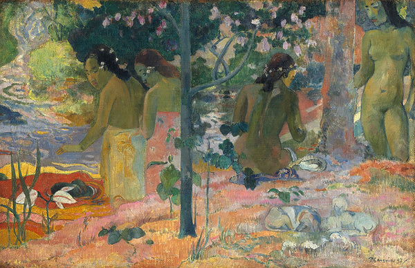 The Bathers by Paul Gauguin - Art Print - Zapista