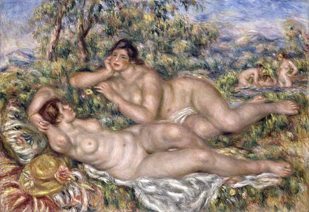 The Bathers by Pierre-Auguste Renoir - Art Print - Zapista