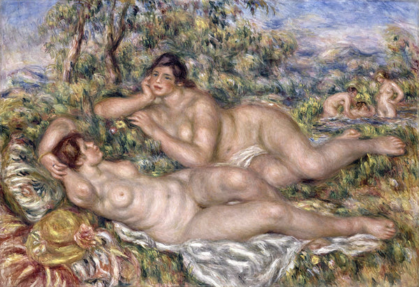 The Bathers by Pierre-Auguste Renoir - Art Print - Zapista