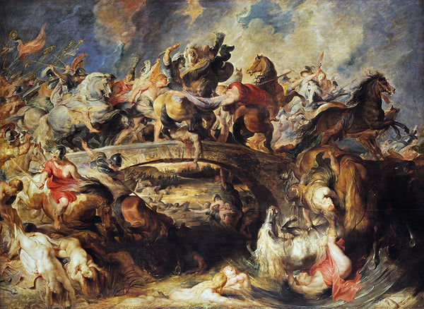 The Battle of the Amazons by Peter Paul Rubens - Art Print - Zapista