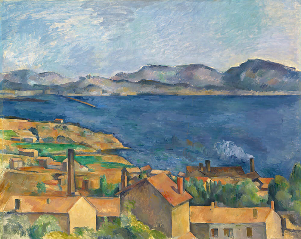 The Bay of Marseilles, Seen from L'Estaque by Paul Cézanne - Art Print - Zapista