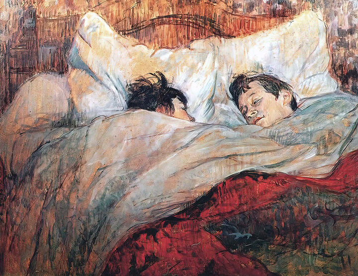 The Bed (Le lit) by Henri de Toulouse-Lautrec - Art Print - Zapista