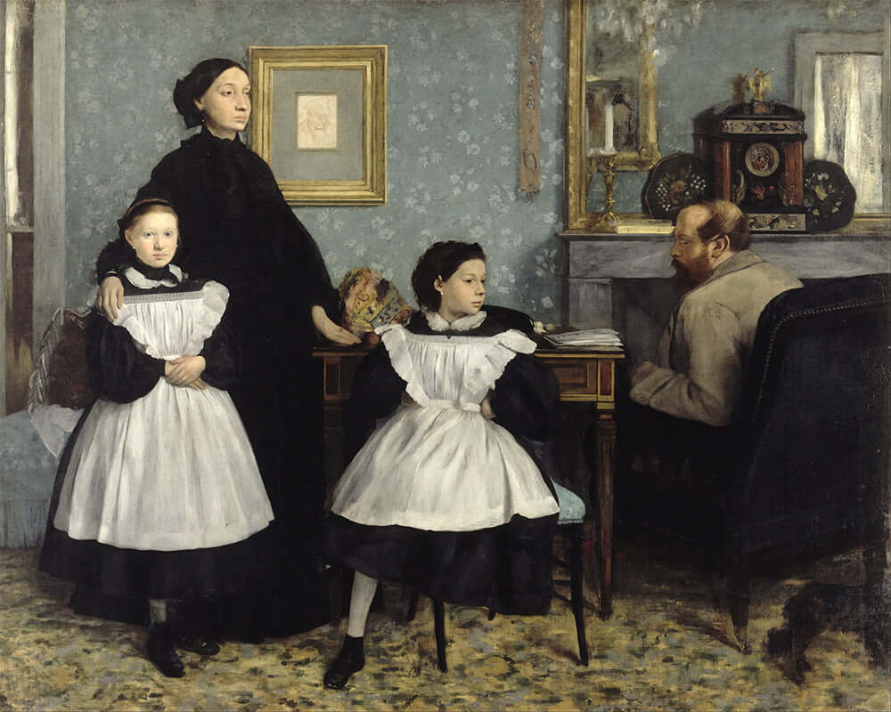 The Bellelli Family by Edgar Degas - Art Print - Zapista
