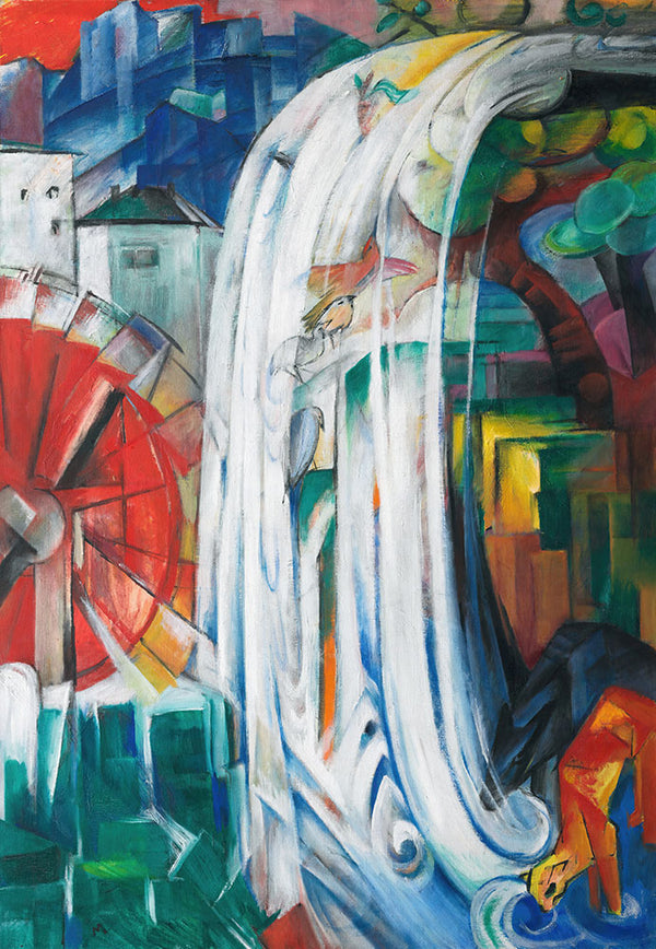 The Bewitched Mill by Franz Marc - Art Print - Zapista