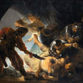 The Blinding of Samson by Rembrandt Harmenszoon van Rijn - Art Print - Zapista