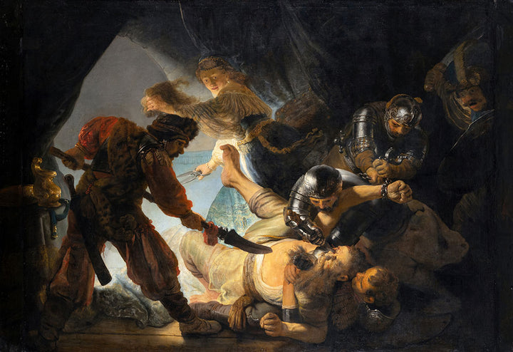 The Blinding of Samson by Rembrandt Harmenszoon van Rijn - Art Print - Zapista