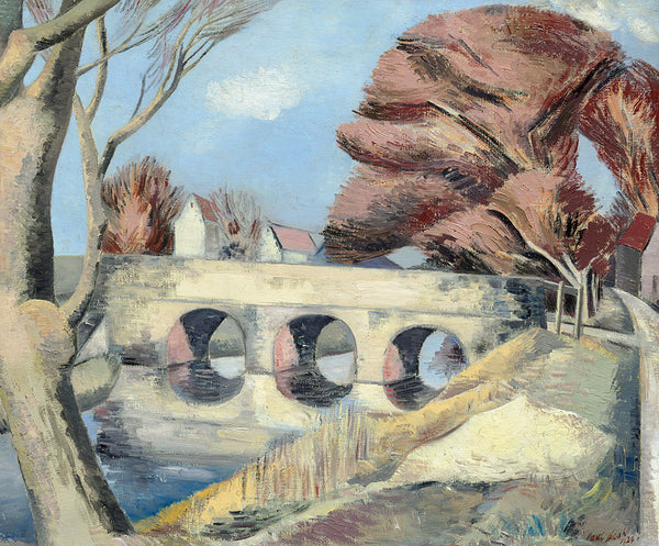 The Bridge, Romney Marsh by Paul Nash - Art Print - Zapista