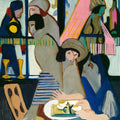 The Cafe by Ernst Ludwig Kirchner - Art Print - Zapista