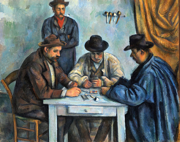 The Card Players by Paul Cézanne - Art Print - Zapista