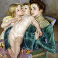 The Caress by Mary Cassatt - Art Print - Zapista