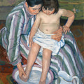 The Child's Bath by Mary Cassatt - Art Print - Zapista