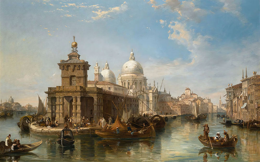 The Church Of The Salute, Venice by Edward Pritchett - Art Print - Zapista