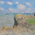The Cliff Walk at Pourville by Claude Monet - Art Print - Zapista