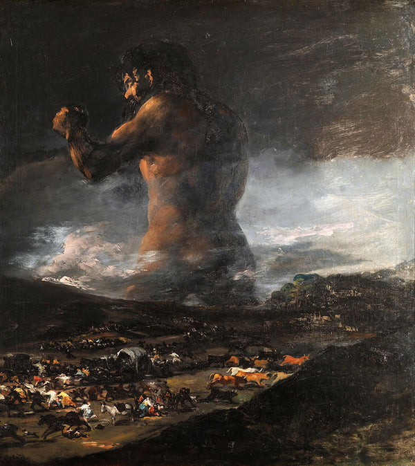 The Colossus by Francisco Goya - Art Print - Zapista